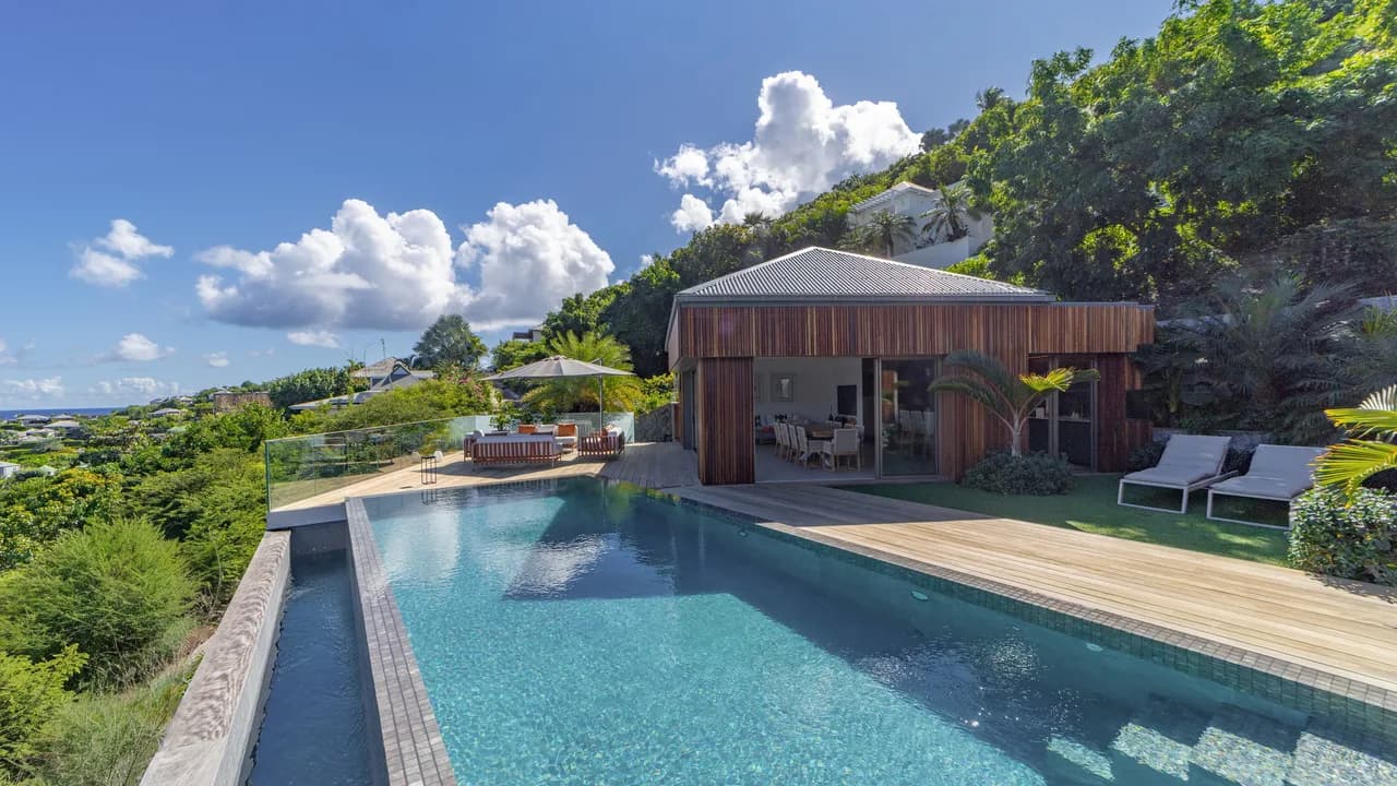 Luxury Villa with A/C Living Room in Marigot photo 2