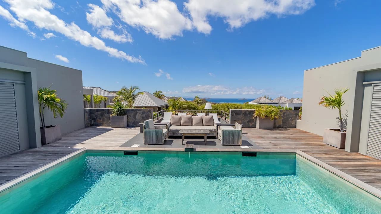 Private Double-Pool Villa in Petit-Cul-de-Sac photo 2