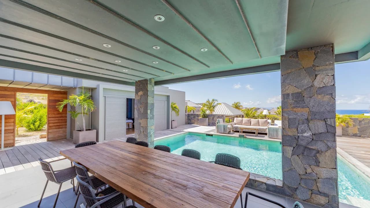 Private Double-Pool Villa in Petit-Cul-de-Sac photo 3
