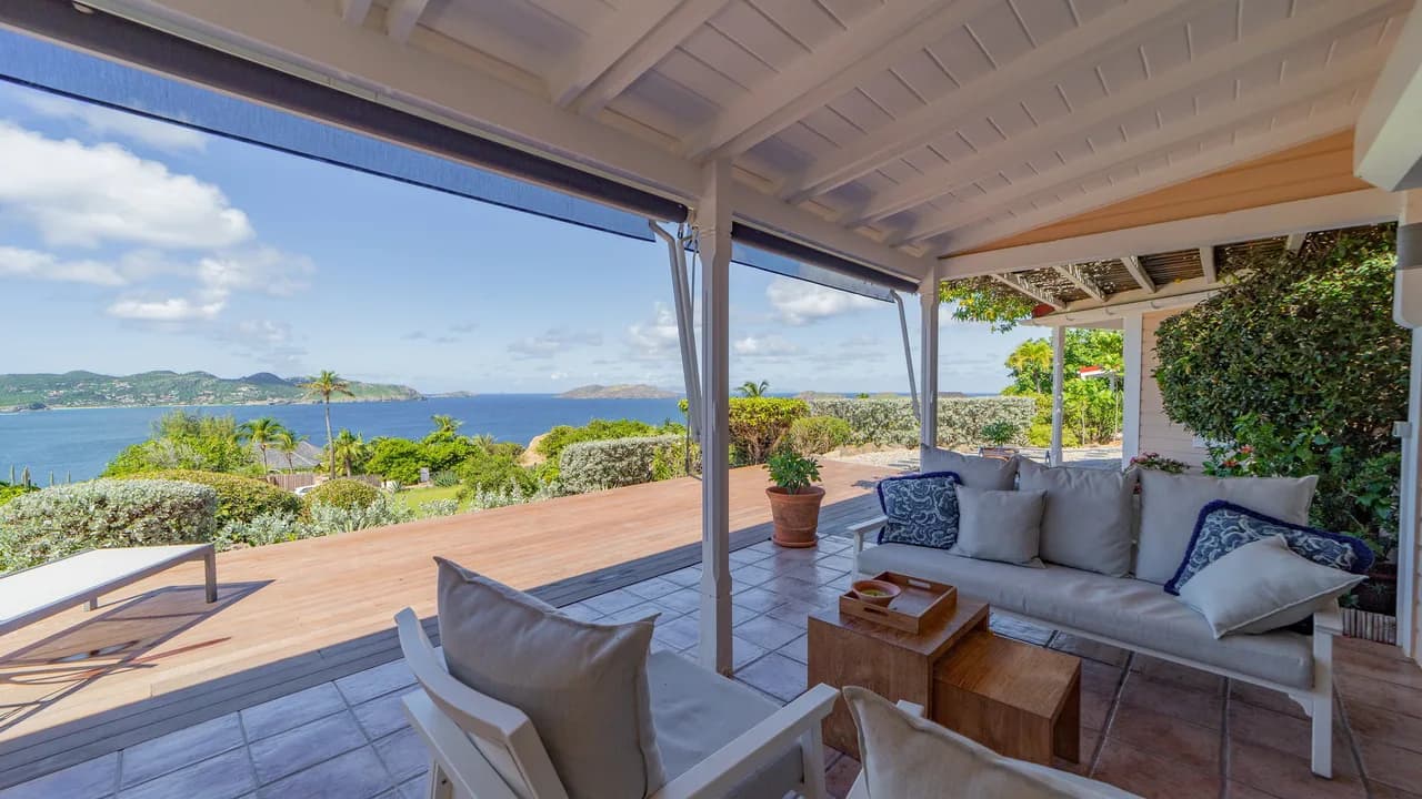 Secluded Villa with U.S. Satellite in Pointe Milou, St. Barthélemy photo 4