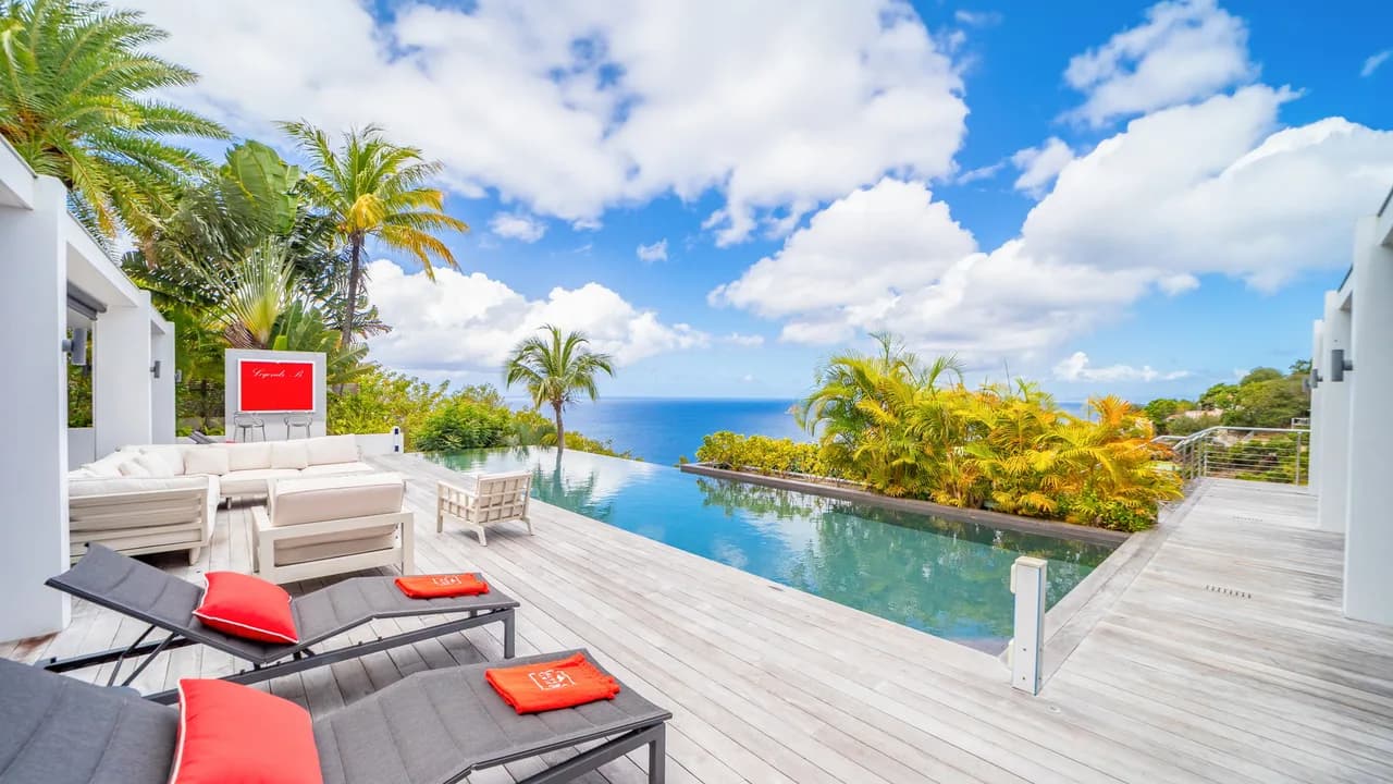 Heated Pool Villa in Lurin St Barthelemy