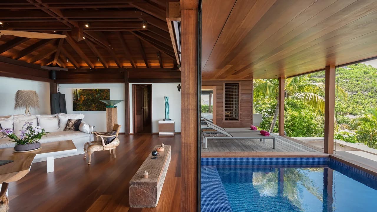 Heated Pool Villa in Pointe Milou, St. Barthelemy photo 3