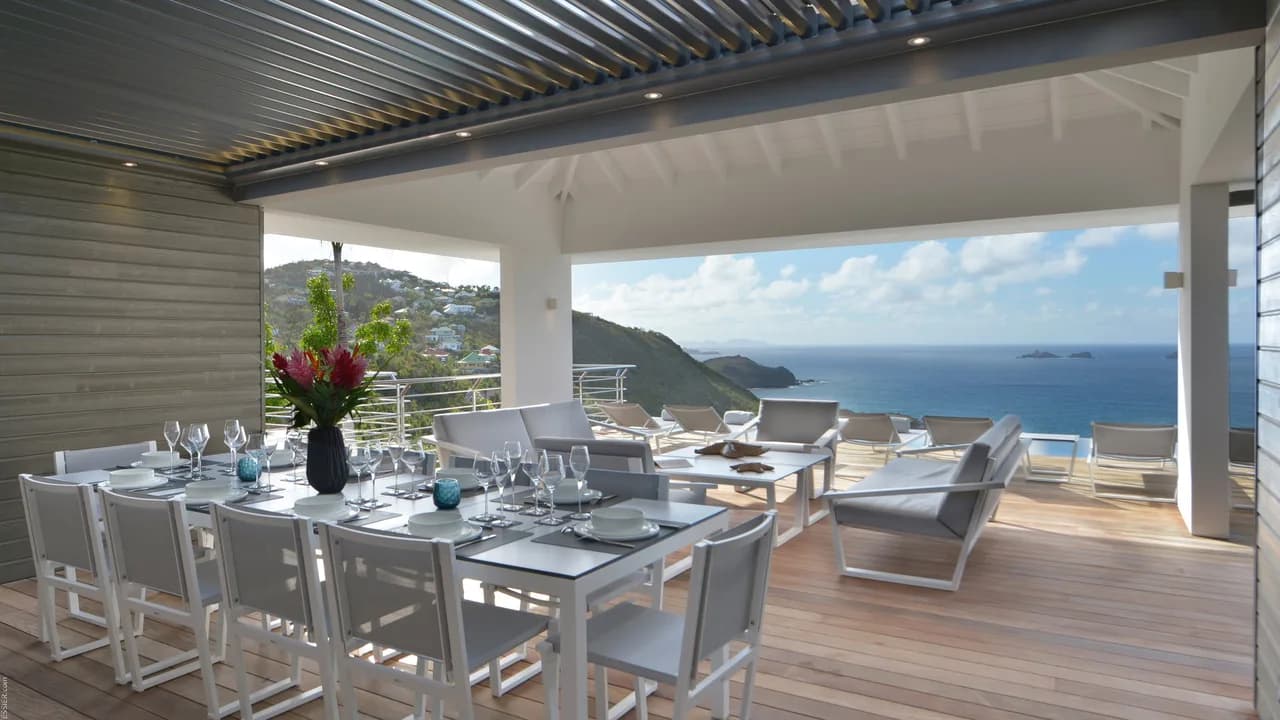 Heated Pool Villa in Colombier St Barts photo 4