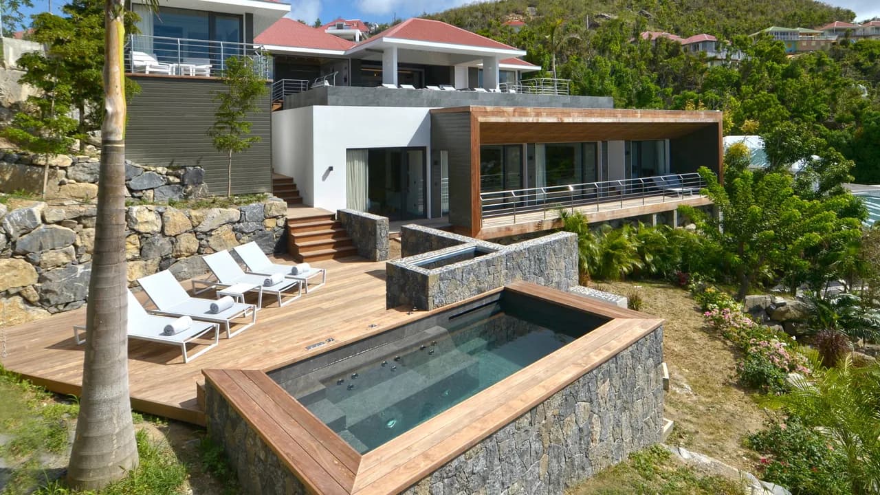 Heated Pool Villa in Colombier St Barts photo 5