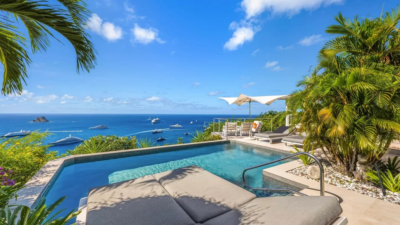 Secluded Garden Villa in Colombier