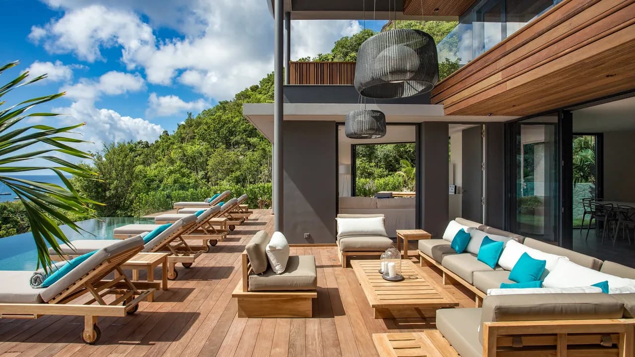 Child-Friendly Villa with Ocean View in Corossol photo 5