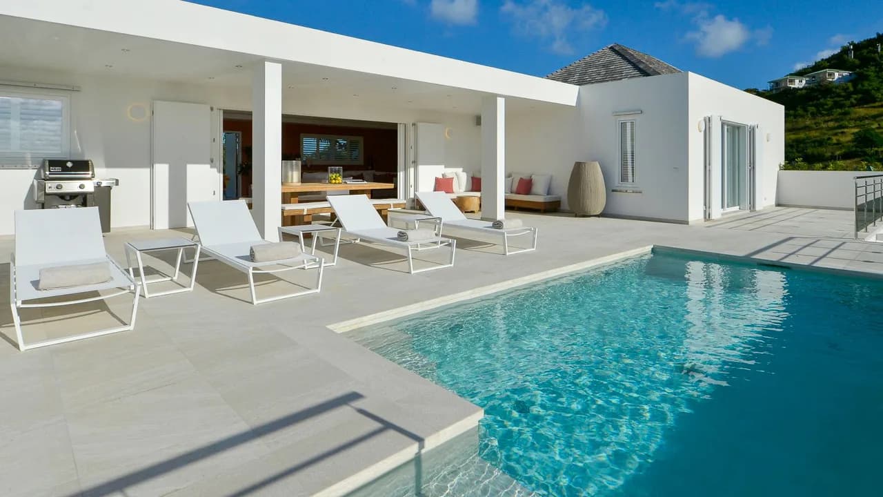 Secluded Villa with A/C Living Room in Toiny photo 3