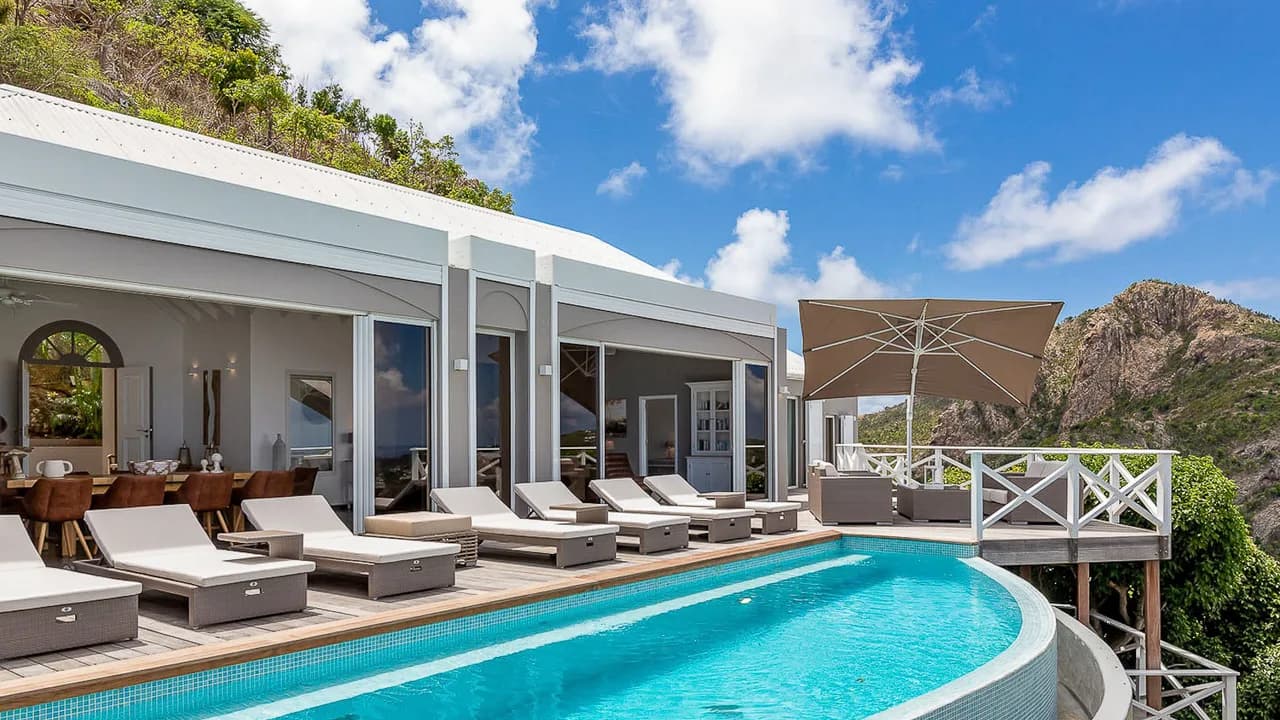 Heated Pool Villa in Petite Saline St Barth photo 3