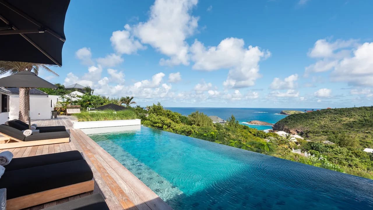 Heated Pool Villa in Pointe Milou St Barths