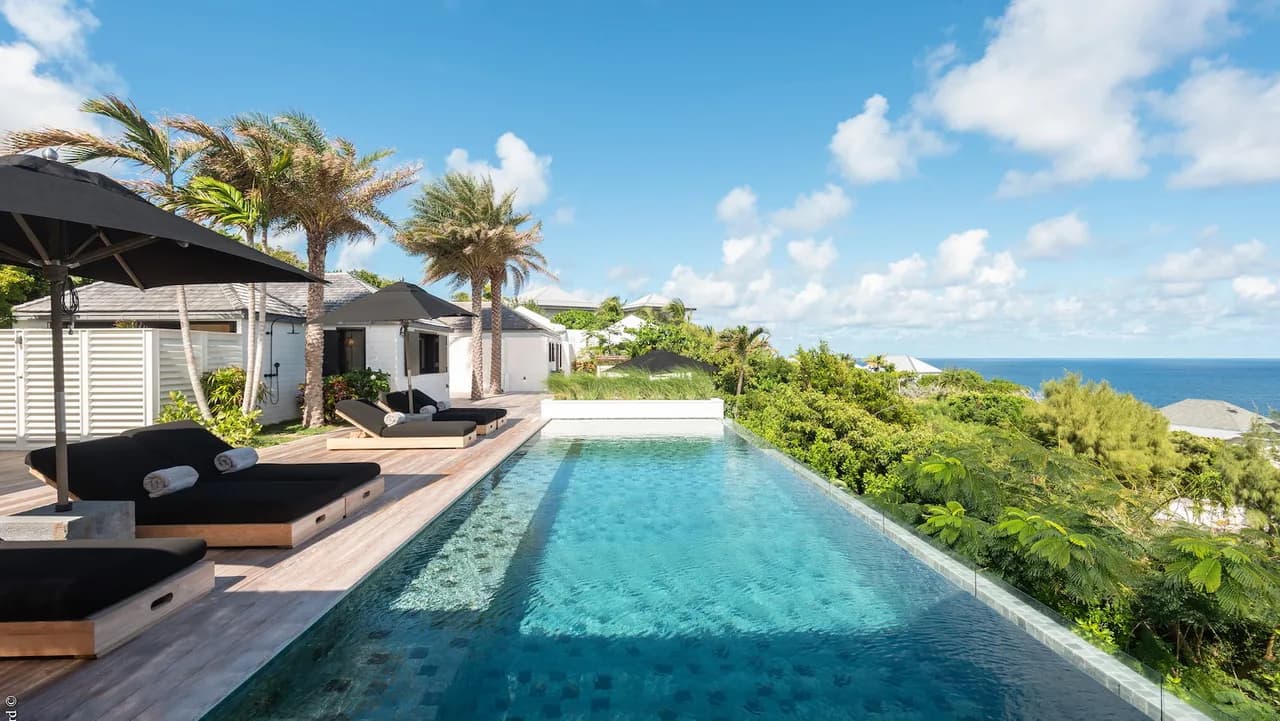 Heated Pool Villa in Pointe Milou St Barths photo 2
