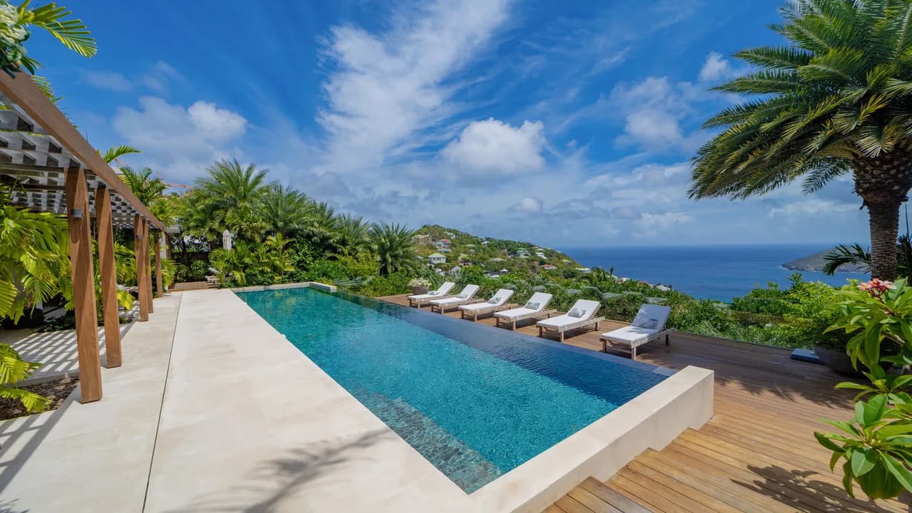 Fitness Villa with Ocean View in Colombier, St Barthelemy photo 2