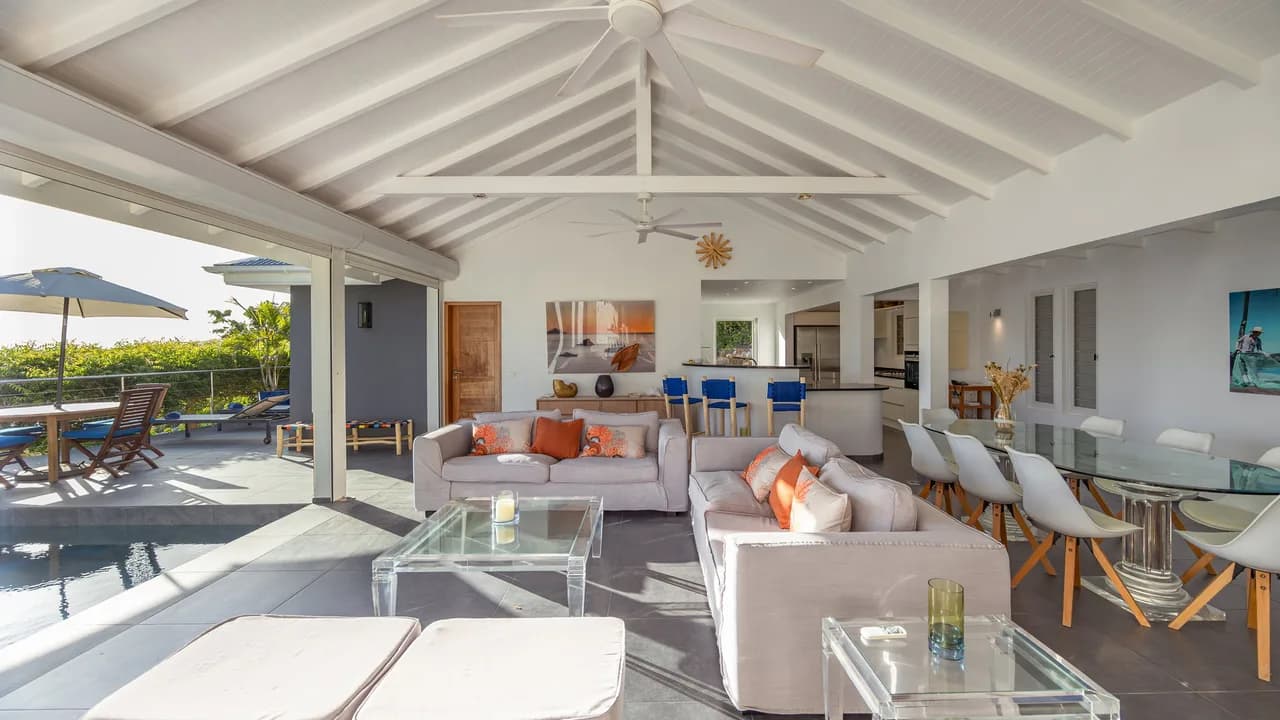 Luxurious Family Villa with A/C in Pointe Milou photo 5