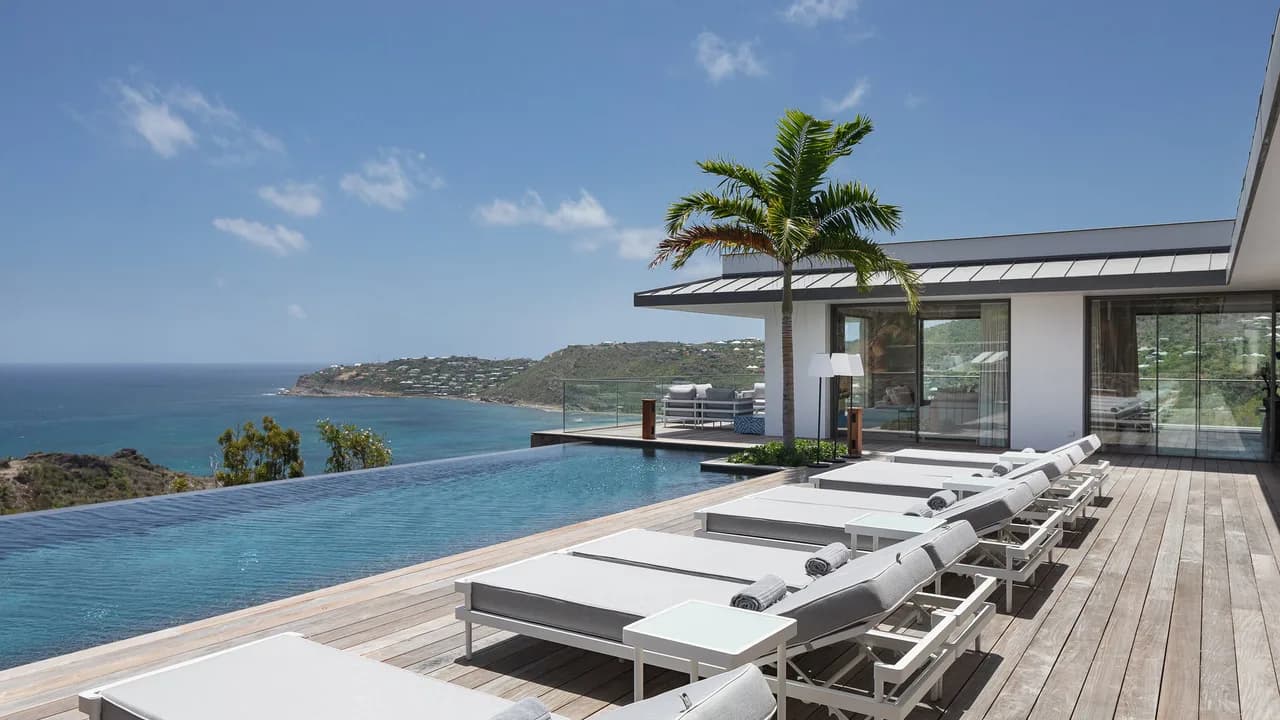 Heated Pool Villa in Lorient, Caribbean