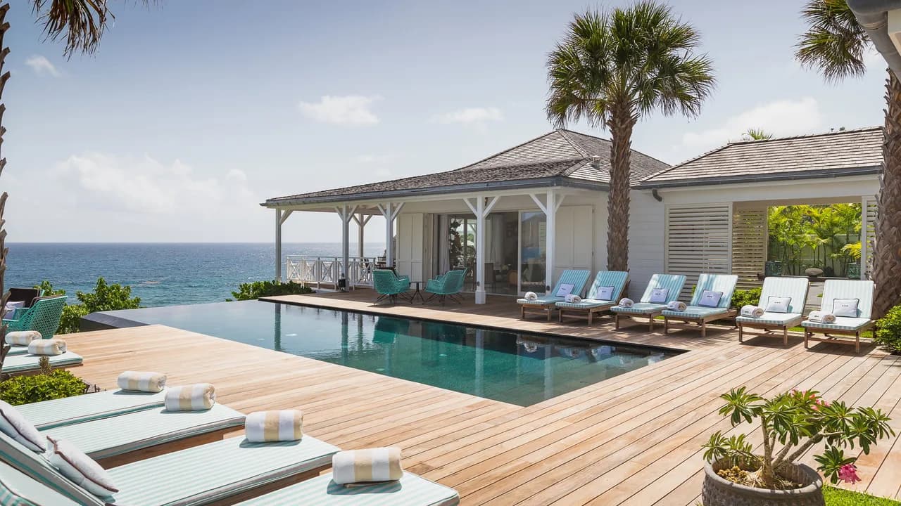 Heated Pool Villa in Anse des Cayes St Barthélemy