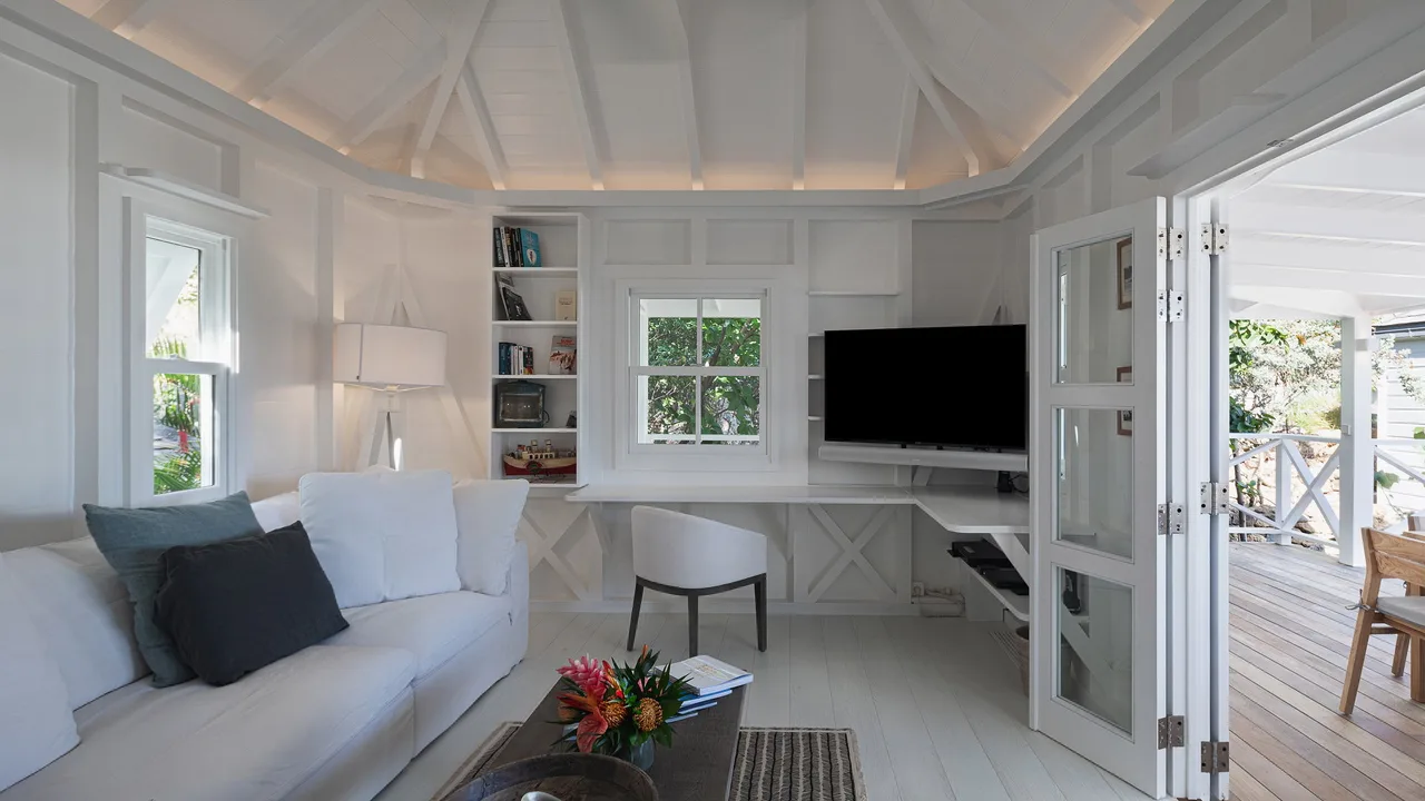 Luxury Villa with A/C Living Room in Toiny photo 4