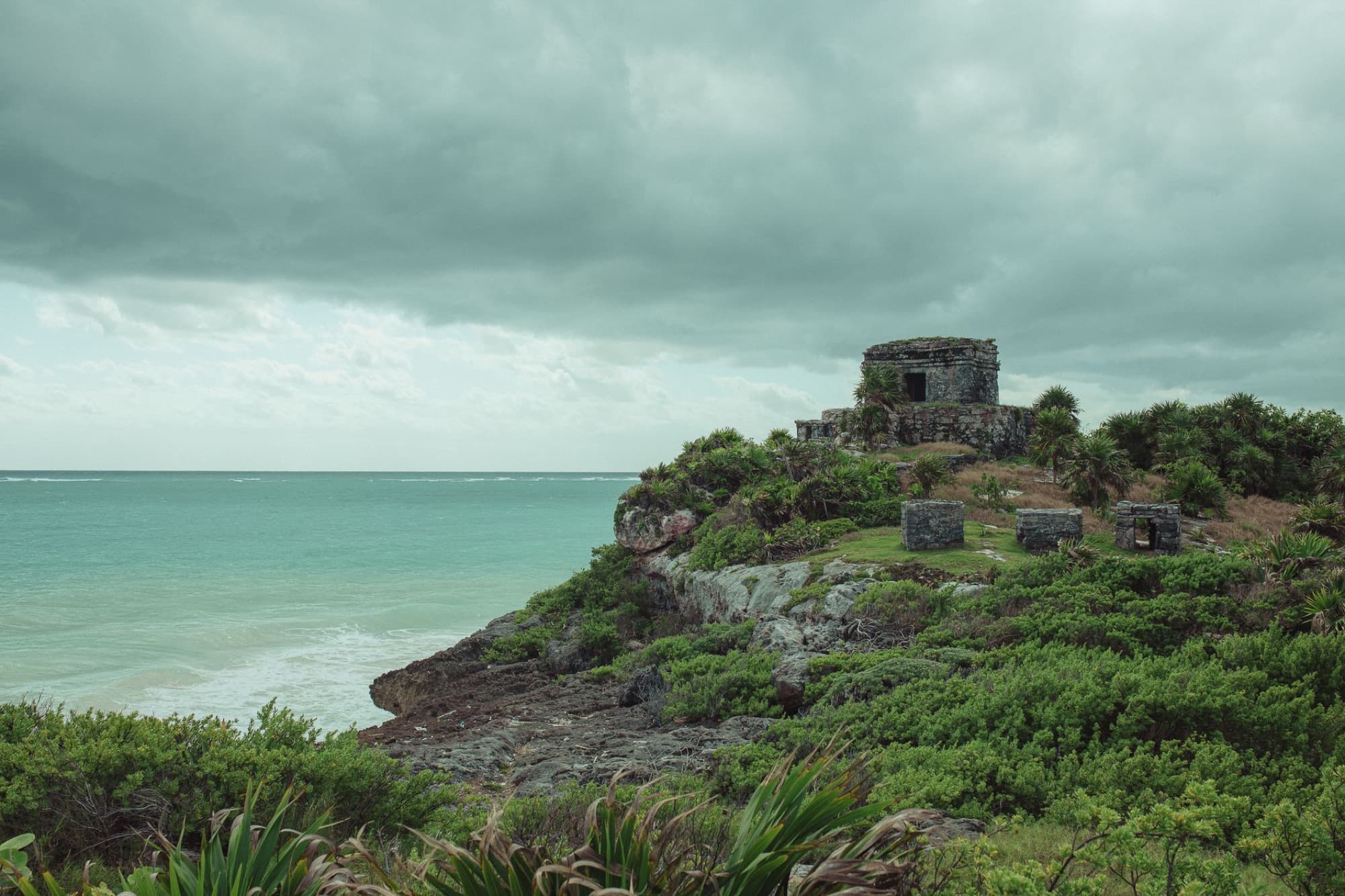 Explore the stunning ancient Mayan ruins by the turquoise Mexican coastline.