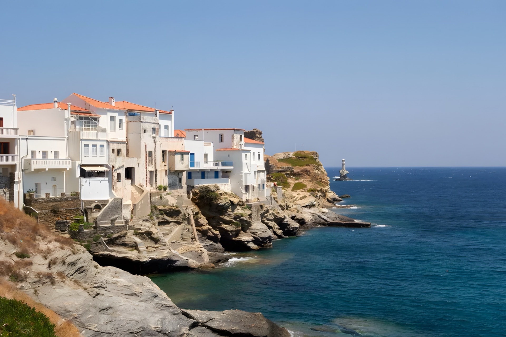 Luxury villas in Andros