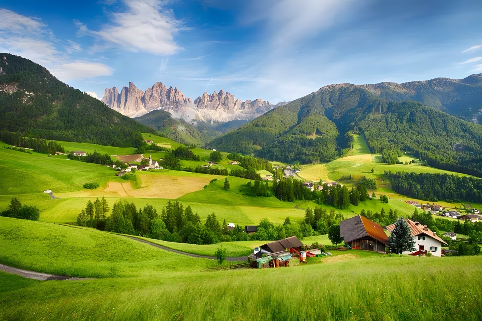 Luxury villas in Dolomites