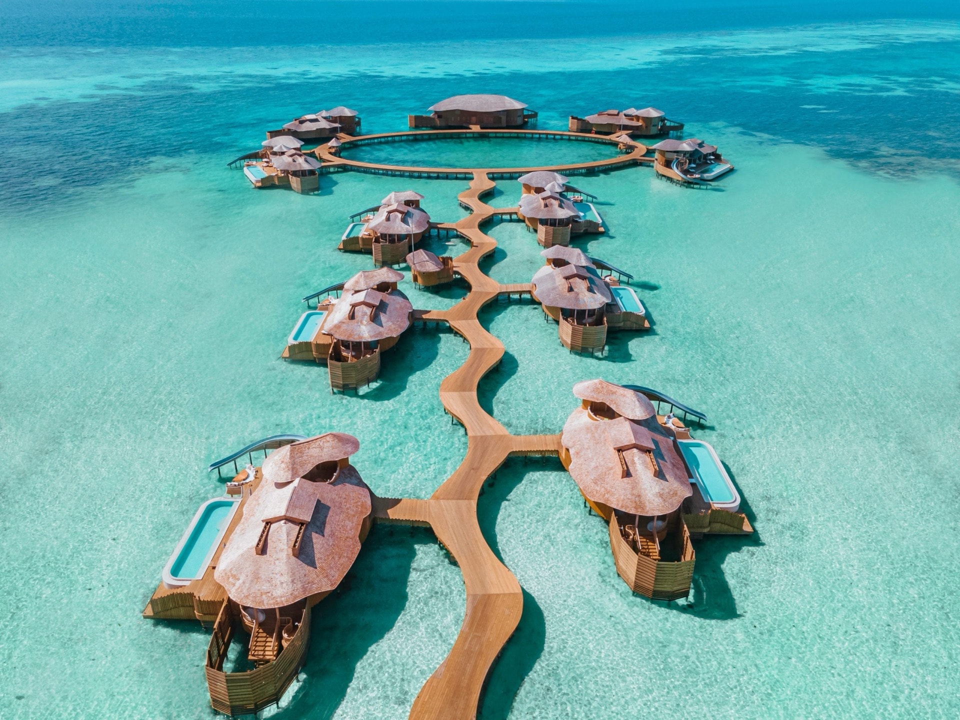 Luxury villas in Maldives