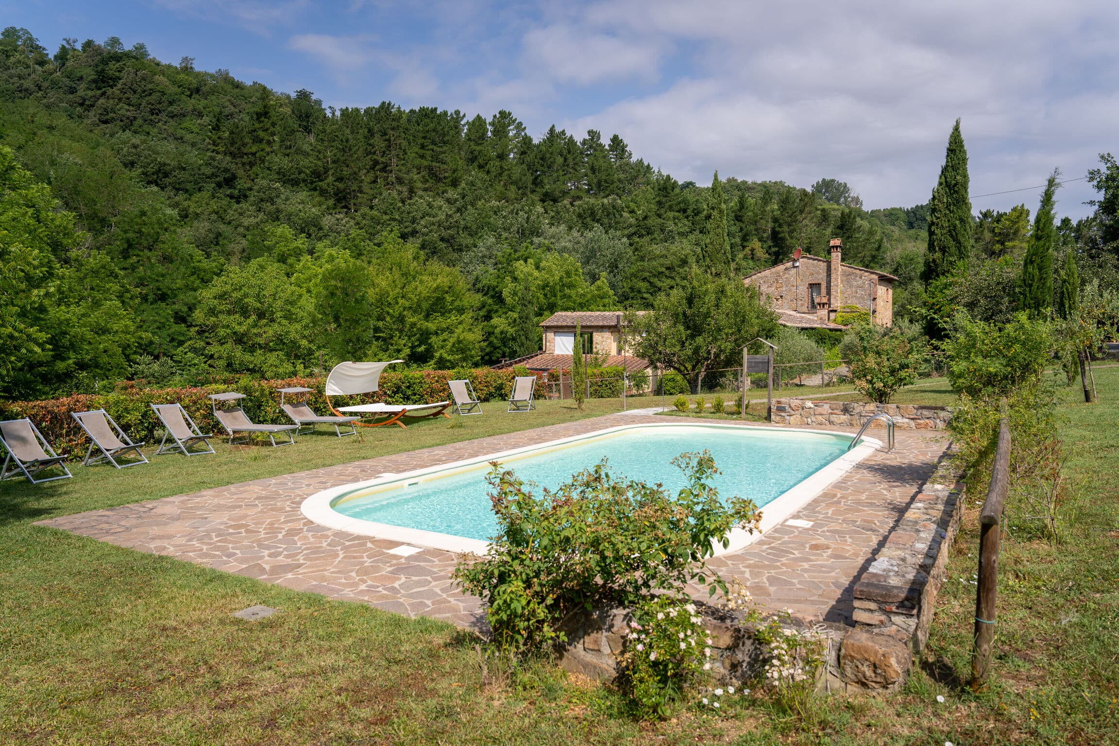 Terrace-Equipped Country House in Montaione, Tuscany, Italy