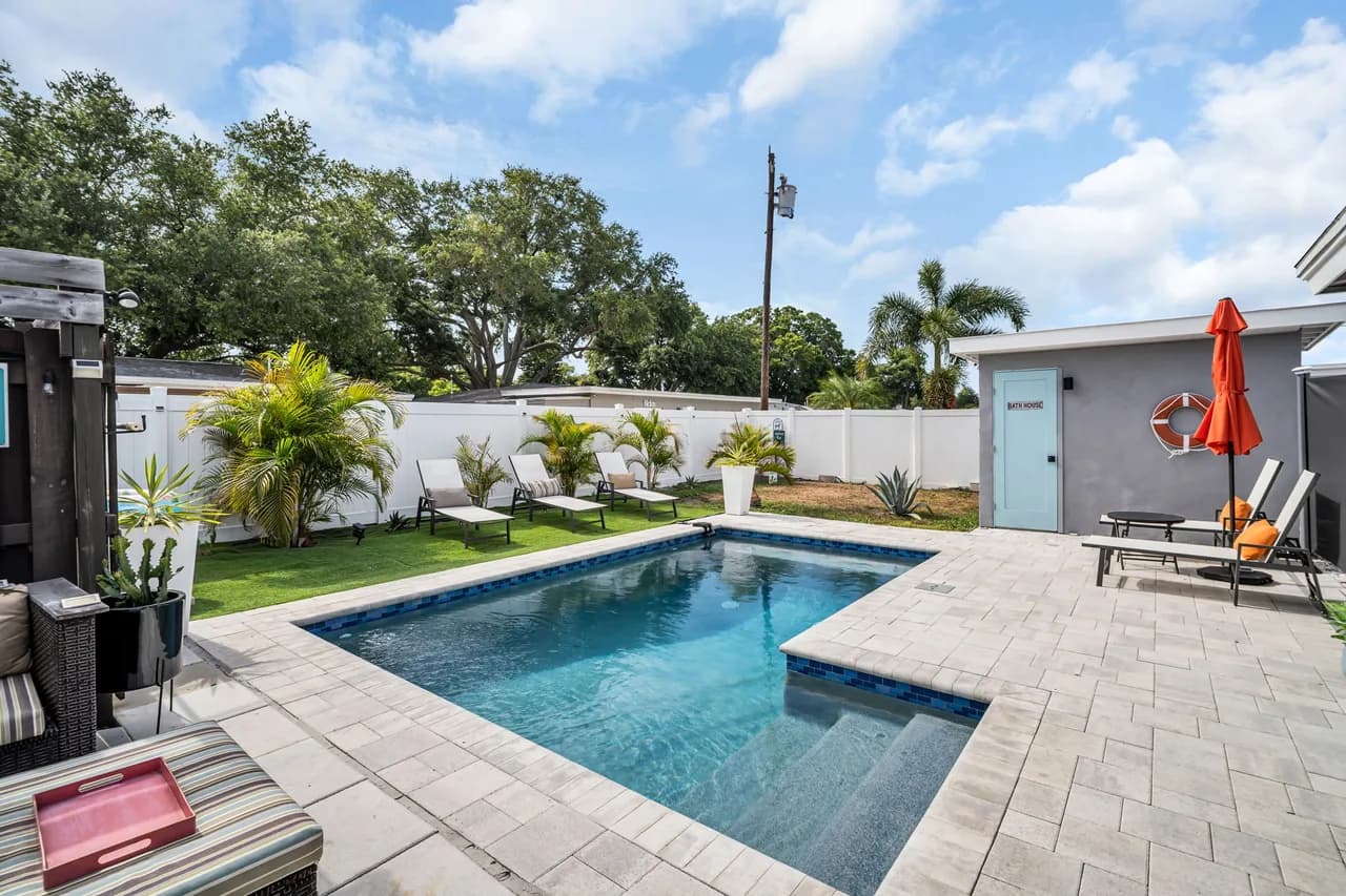 Heated Pool Beach House in Florida