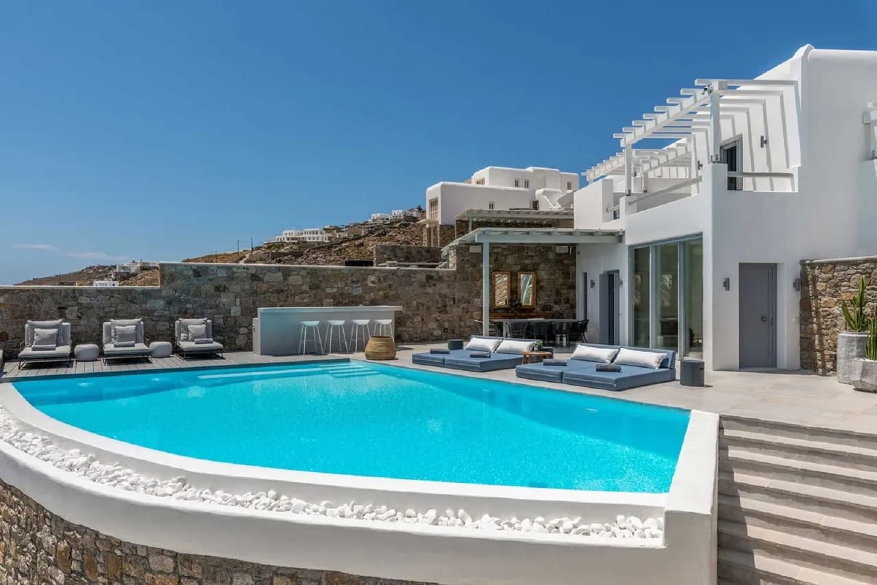 Modern Gem Located In Mykonos' Most Beautiful Location