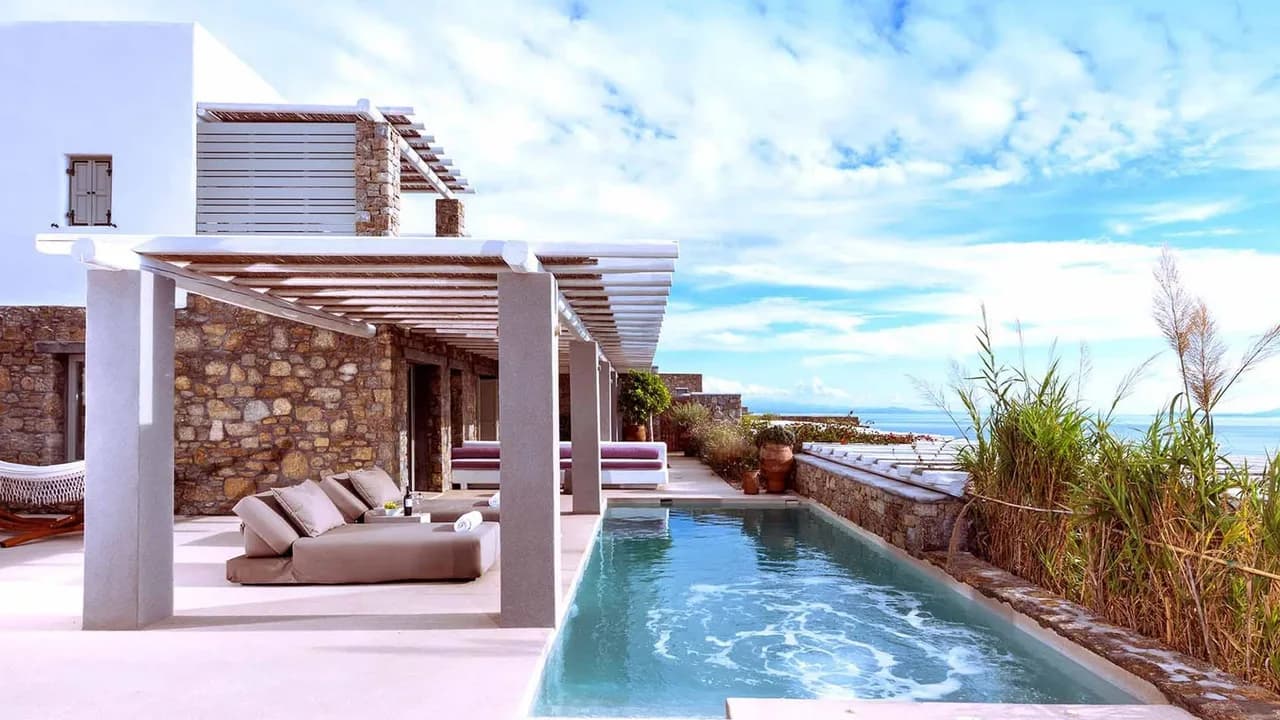 Elegant Villa With Magnificent Sea Views Over The Aegean Archipelago