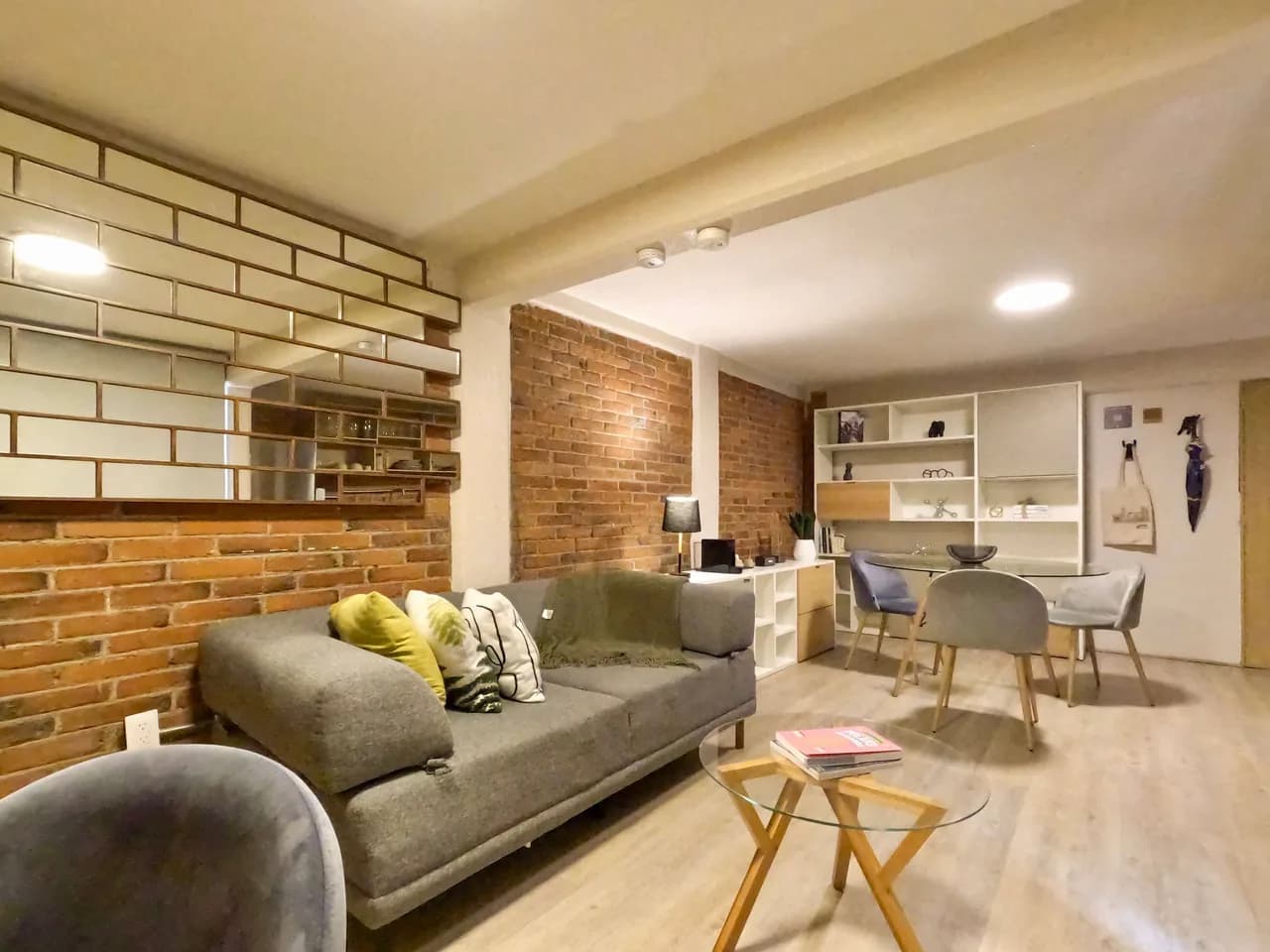 Contemporary Brick Retreat in Coyoacán, Mexico City
