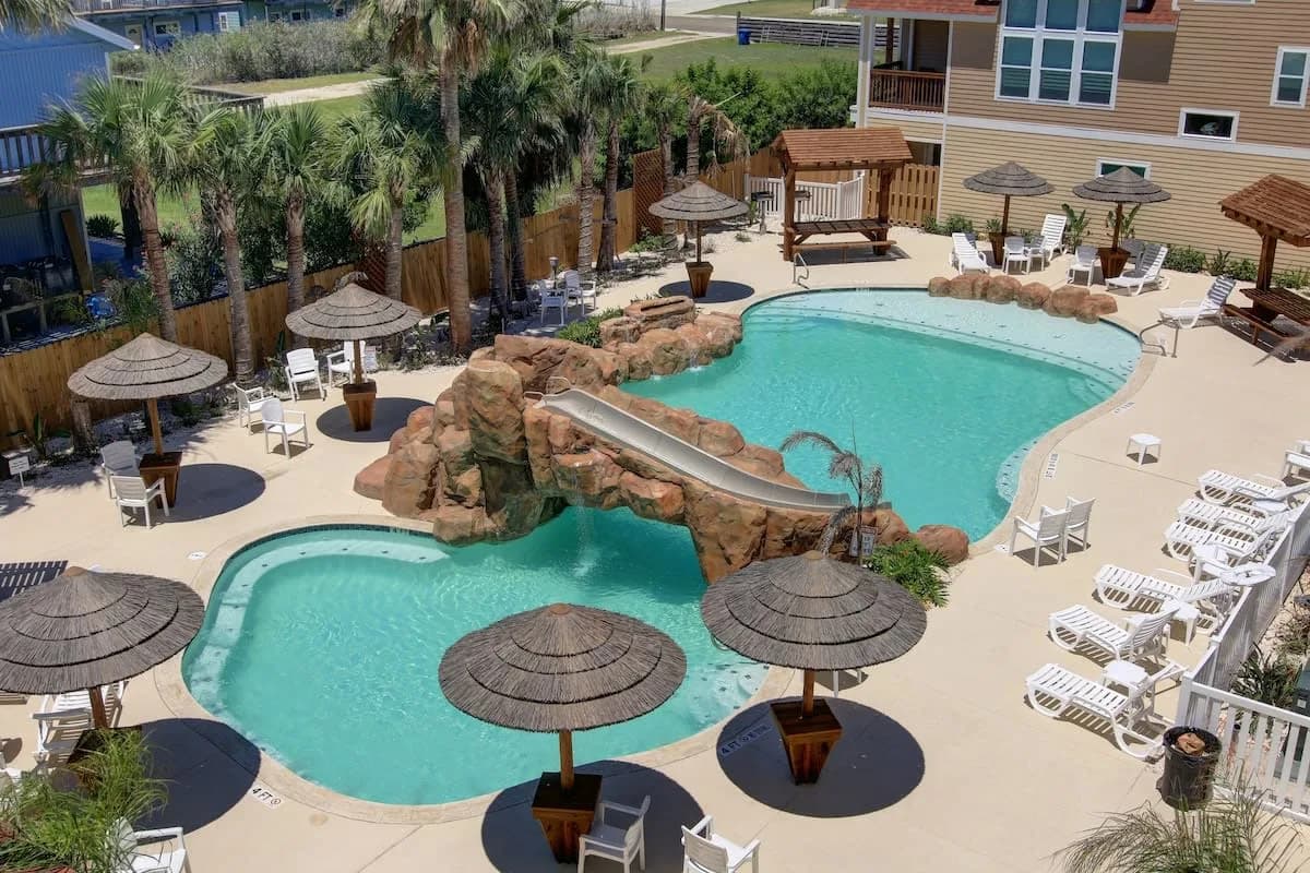 Waterslide Beach Villa in Port Aransas