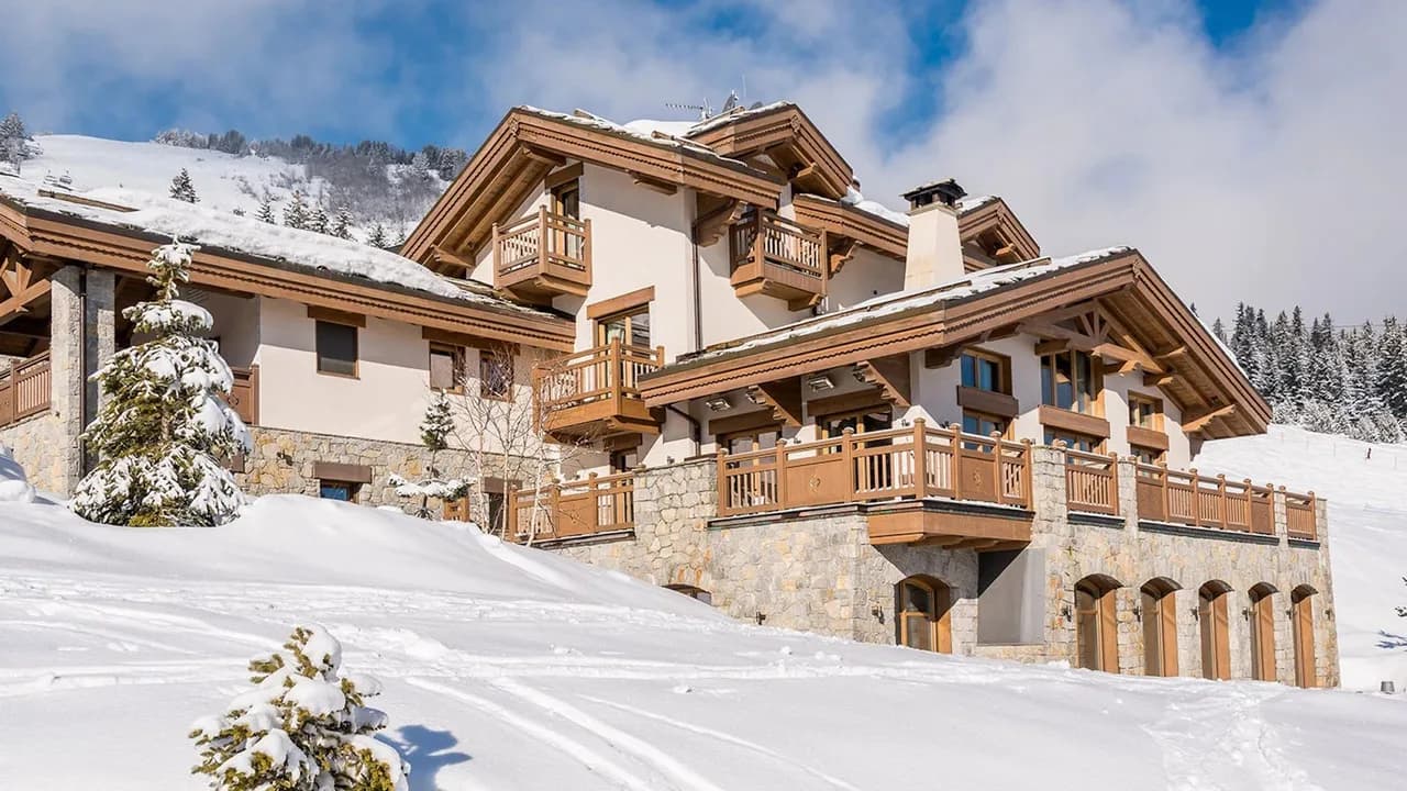 Luxurious Chalet on the Ski Slope of Courchevel
