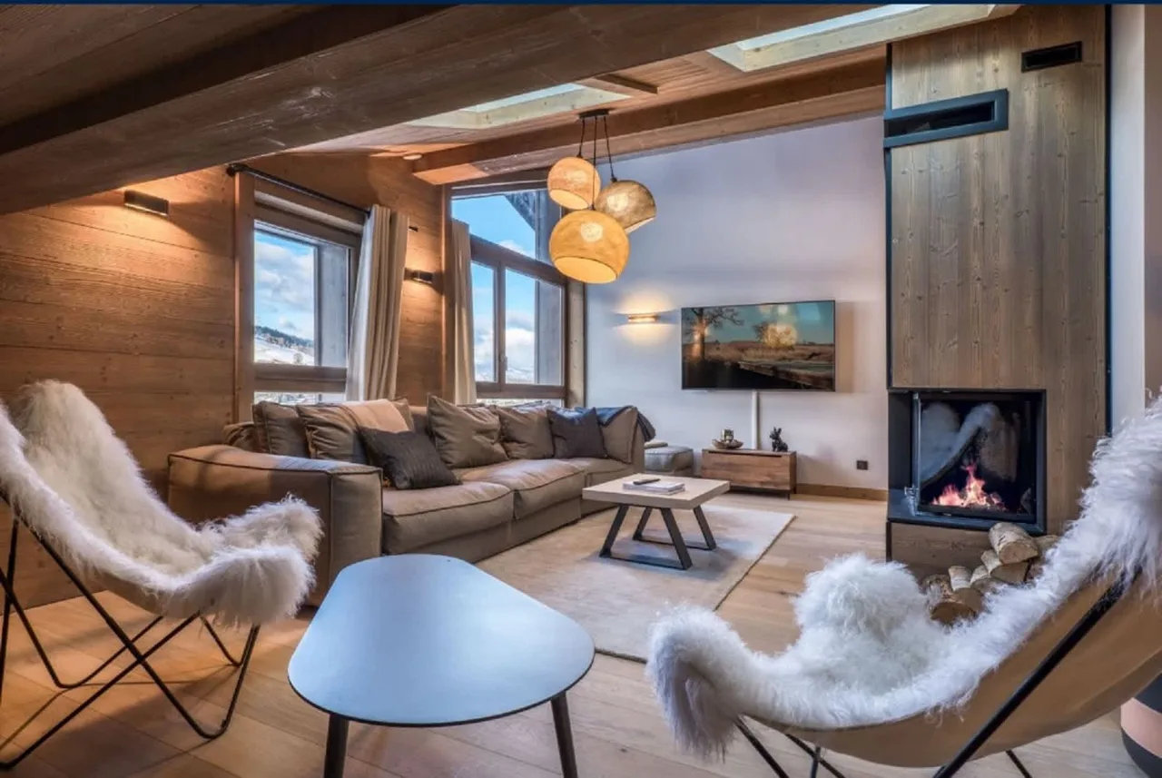Upscale Apartment In Megeve With Wellness Area