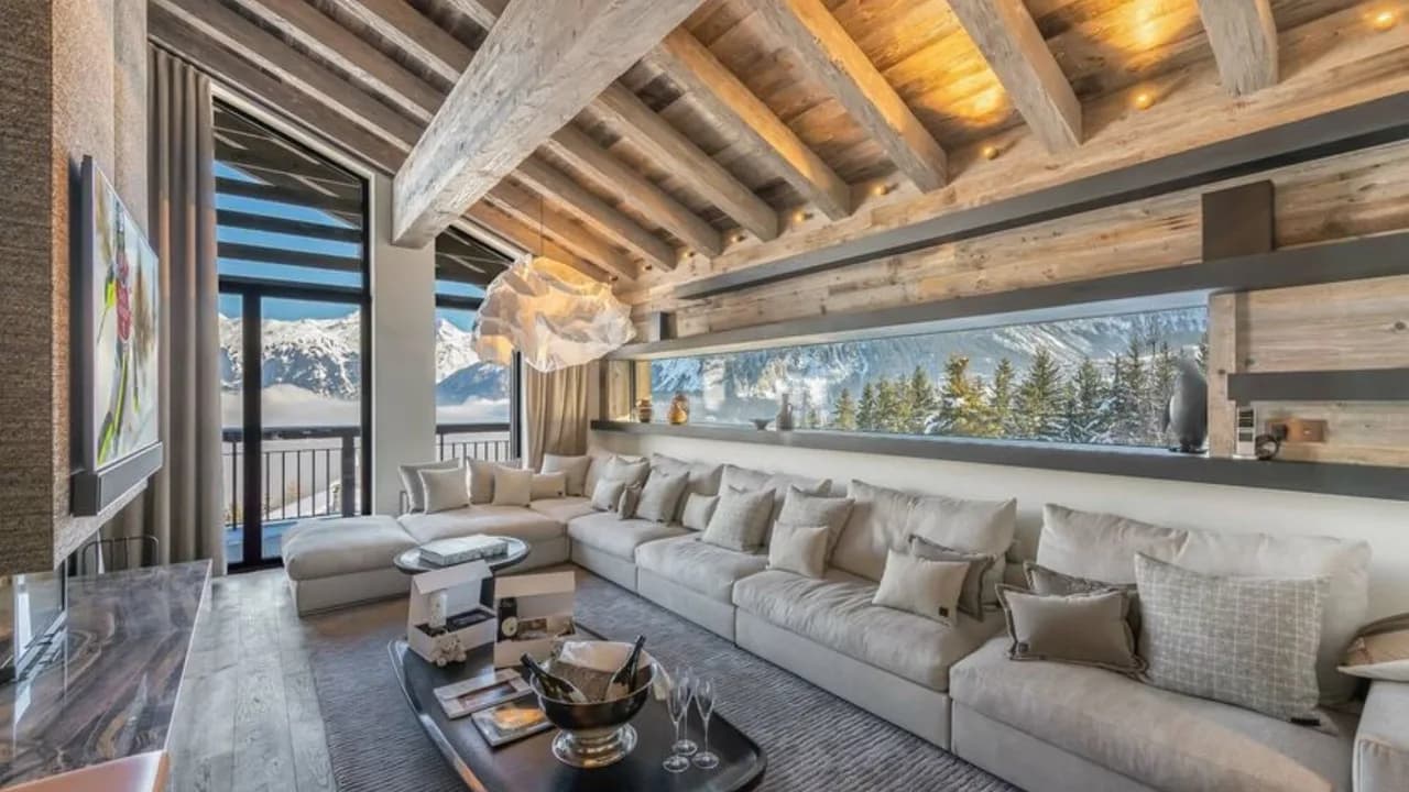 Luxurious Courchevel Chalet With Multiple Levels
