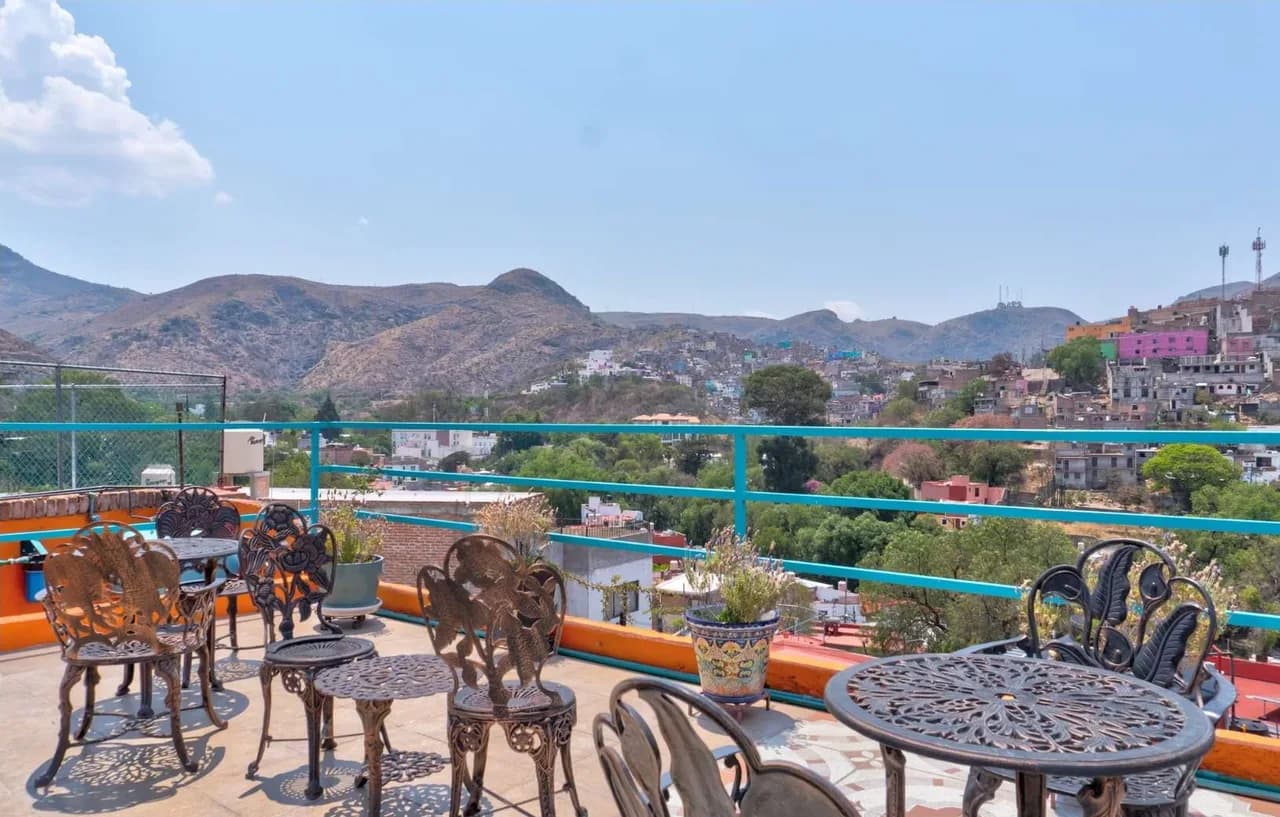 Colorful Six-Bedroom Villa in Guanajuato