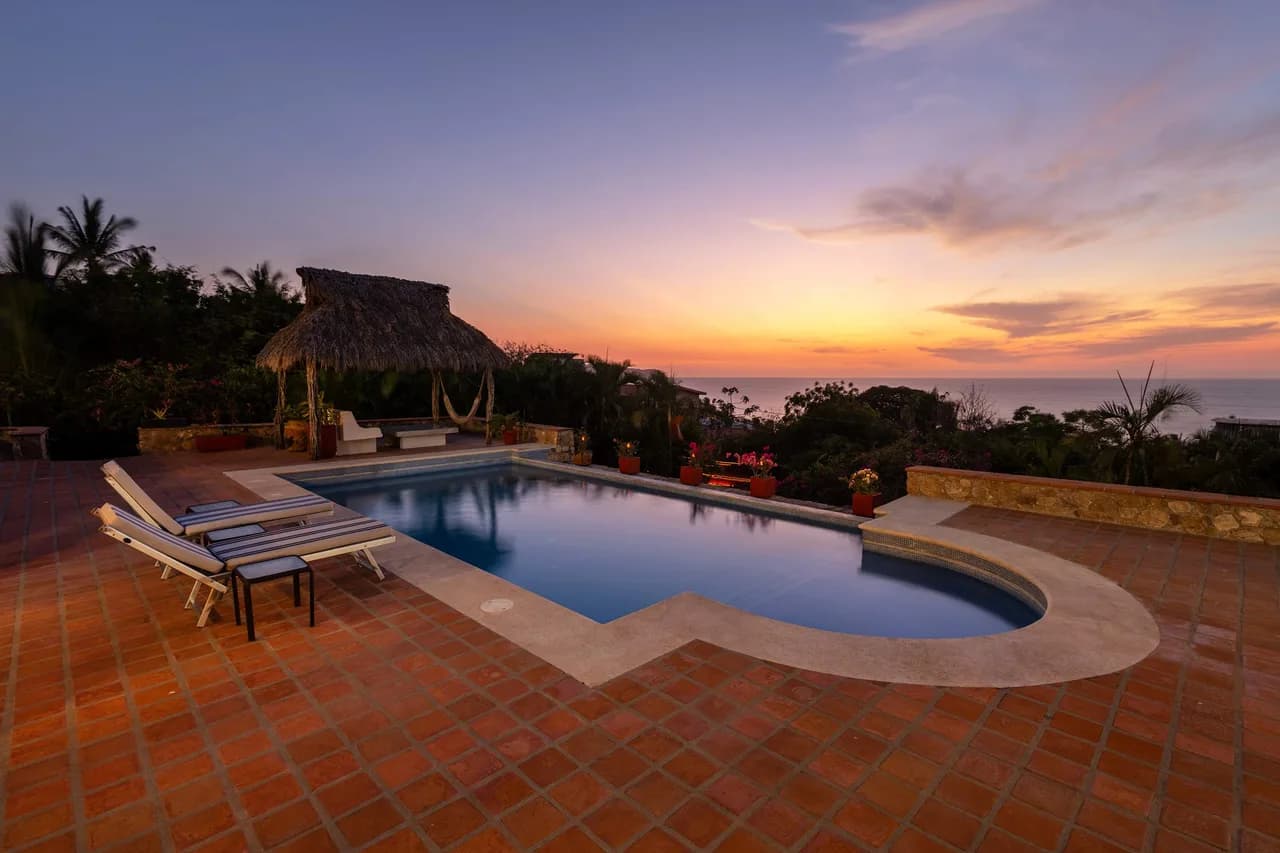 Ocean View Hacienda with Pool in Punta Mita