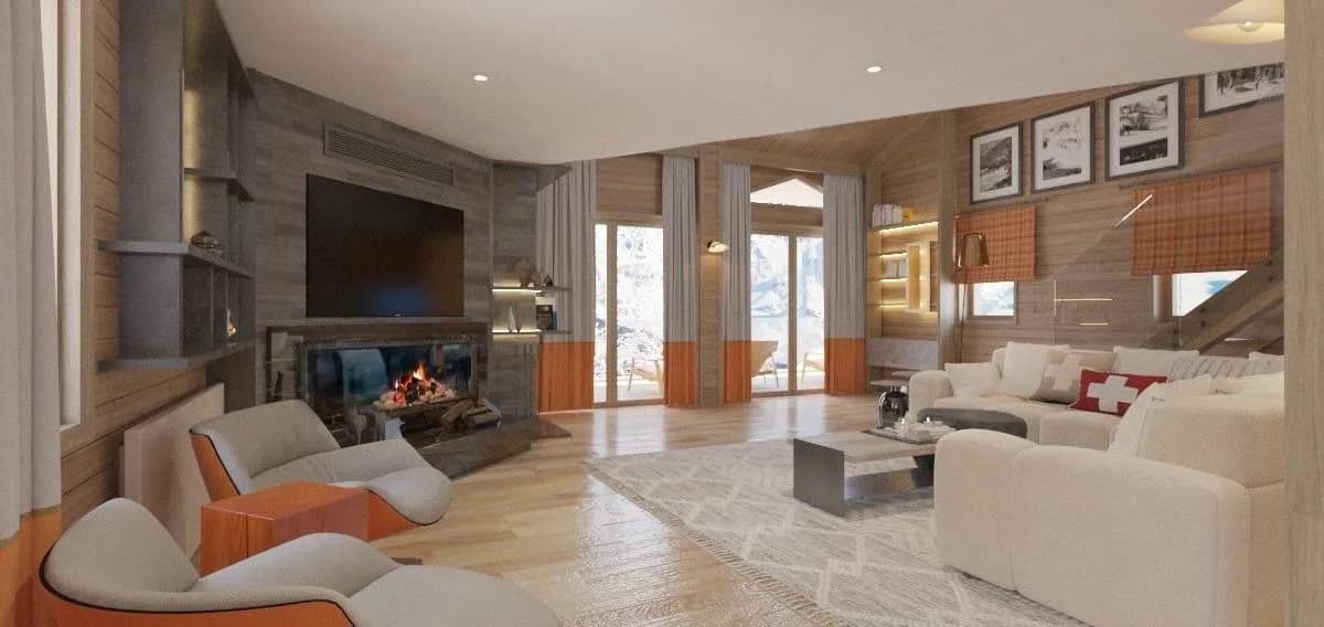 Welcoming Mountain Retreat With Rustic Design