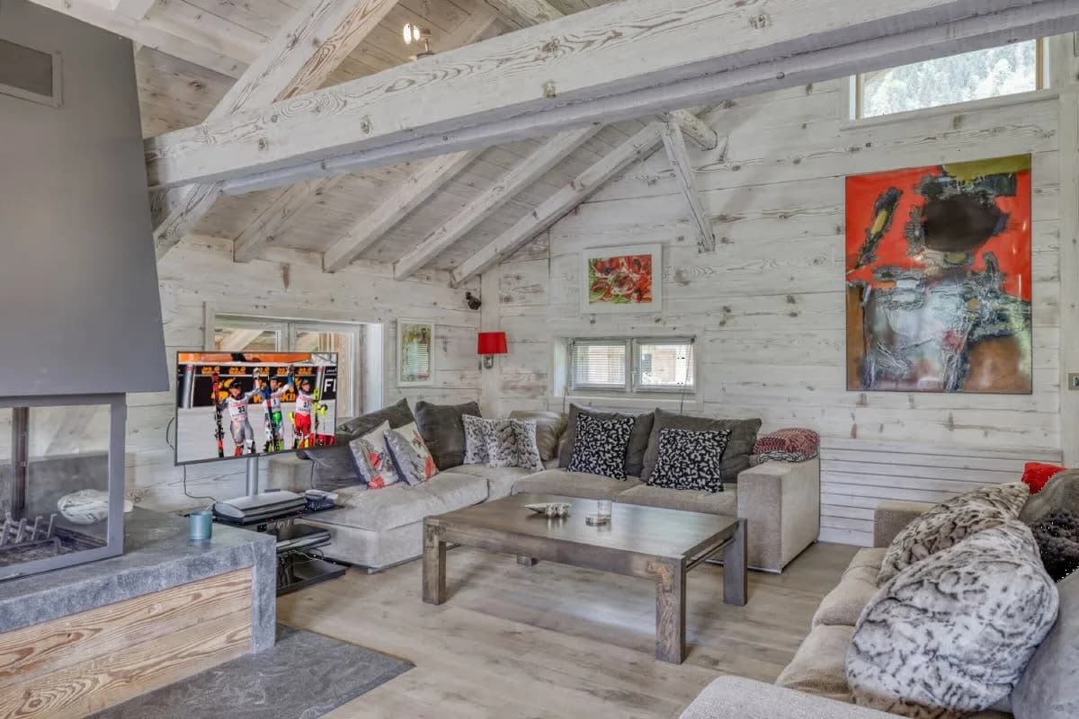 Alpine Chalet Surrounded By Scenic Views