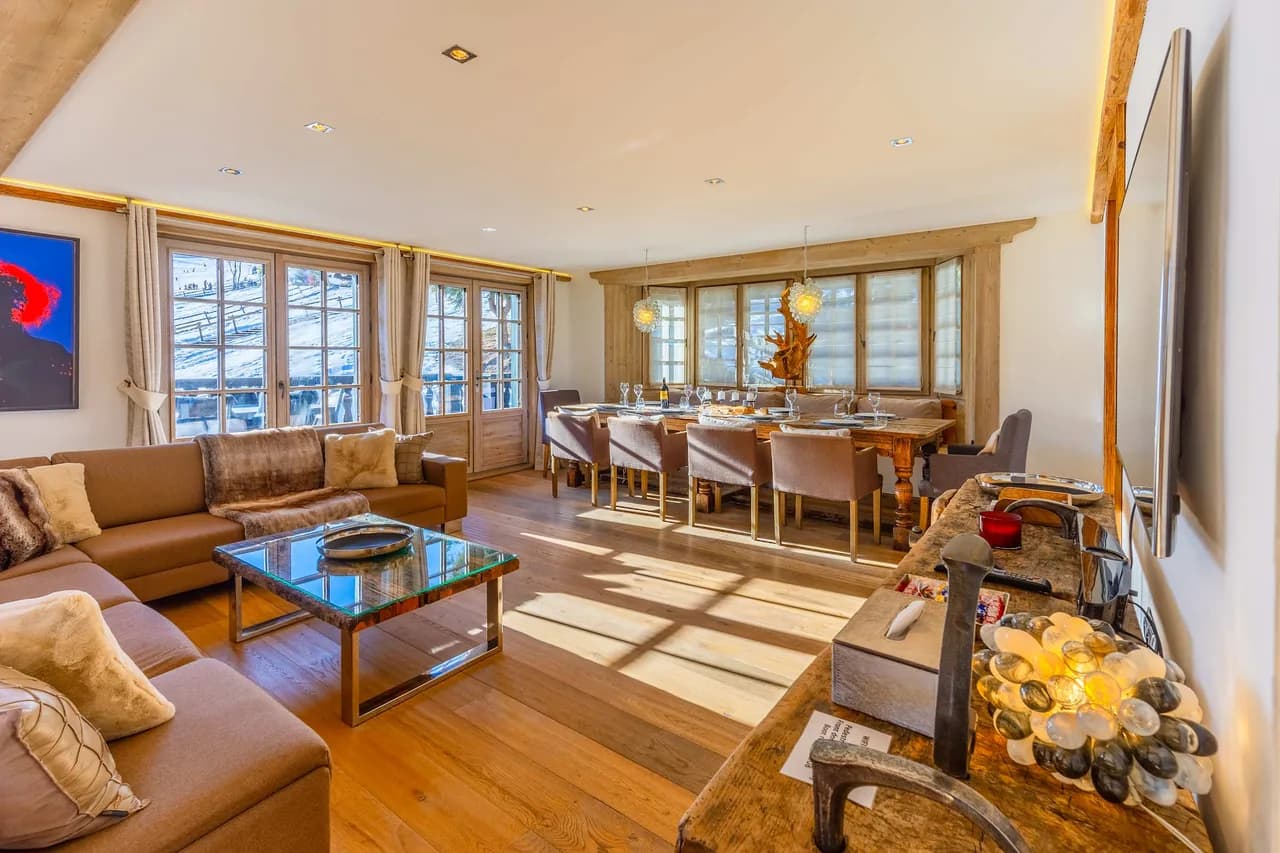 Courchevel 1850 Chalet With Wellness Area