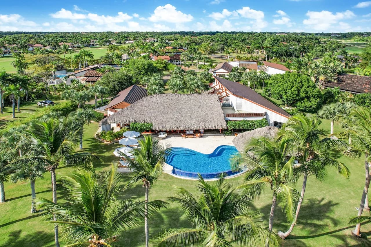 Ocean View Villa with Golf Carts in La Romana