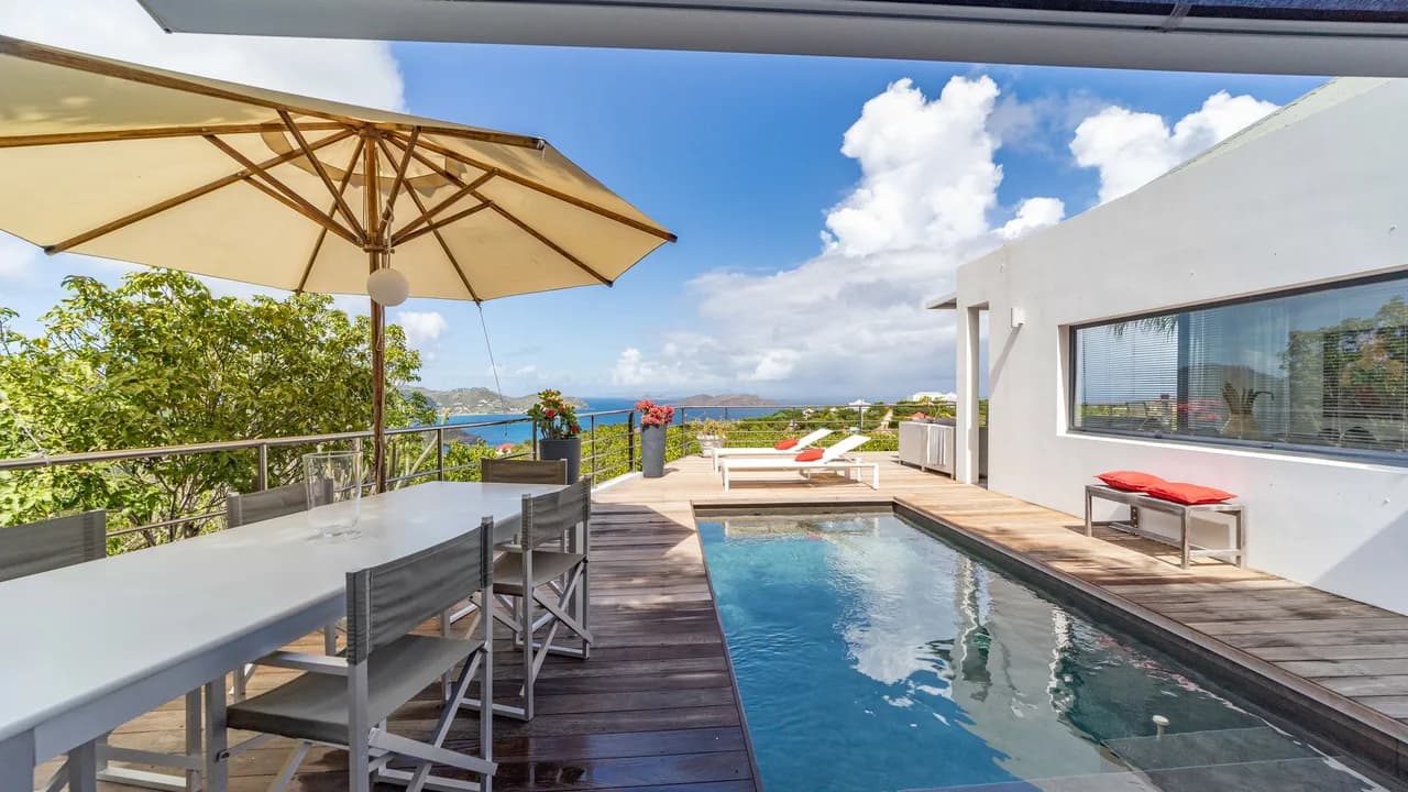 Secluded Romantic Villa in Vitet, St. Barthélemy